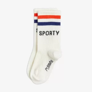 Mini Rodini SS24 Socks Sporty White 1PK