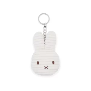 Miffy Keychain Flat Corduroy Off White10cm