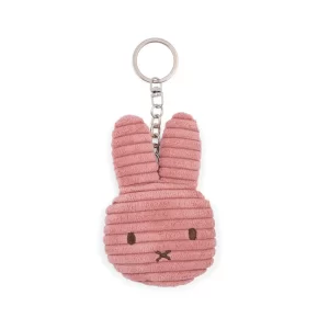 Miffy Keychain Flat Corduroy Dusty Rose10cm