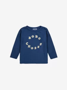 Bobo Choses SS24 Baby T-Shirt LS Bobo Choses Circle T-Shirt Navy