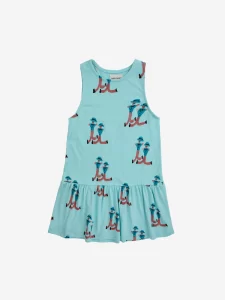 Bobo Choses SS24 Kids Dress Dancing Giants All Over Light Blue