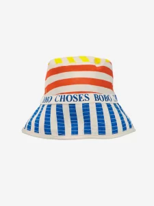 Bobo Choses SS24 Multicolor Stripes Reversible Hat