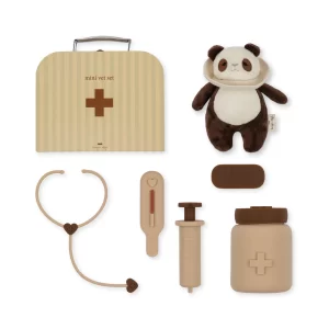 Konges Sløjd Toy Vet Set Panda Silicone