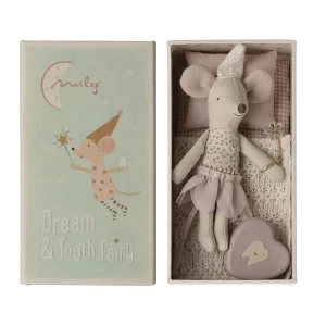 Maileg Mouse in Matchbox Tooth Fairy Little Sister