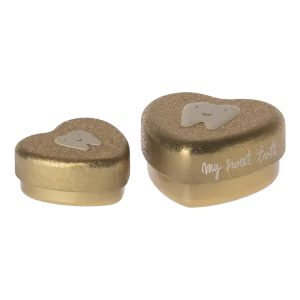 Maileg My Tooth Box 2pk Set Gold