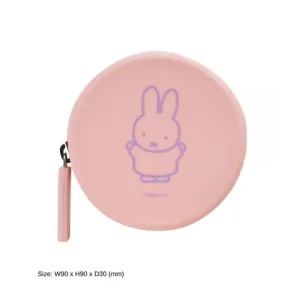 p+g design Curun Miffy Round Pouch Pink