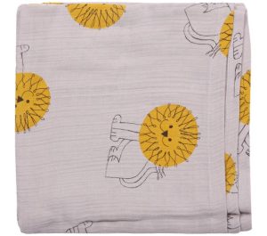 Bobo Choses AW21 Lion As A Pet Muslin 2-Pack