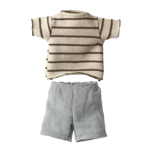Maileg Clothes for Bunny/Rabbit Striped Shirt and Shorts Size 1