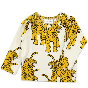 Mini Rodini AW15 Long Sleeve T-Shirt Bengal Tiger - Size 116/122