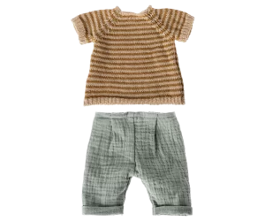 Maileg Clothes Size 3 Knitted Shirt & Pants