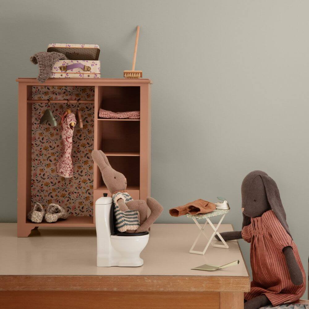 Maileg Miniature Toilet - Image 3