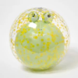 Sunnylife Inflatable 3D Beach Ball Cookie the Croc Light Khaki