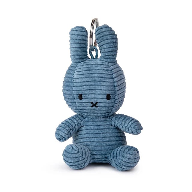 Miffy Keychain Corduroy Aviator Blue 10cm