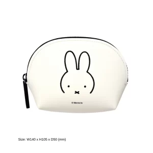 p+g design Nuu Oval Pouch Miffy White