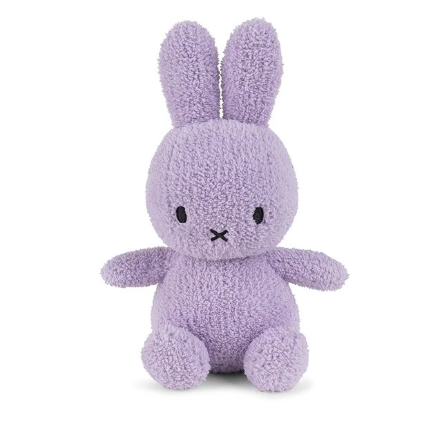 Miffy Plush Doll Sitting Terry Lilac 23cm