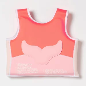 SUNNYLiFE Swim Vest Melody the Mermaid Neon Strawberry 3-6Y