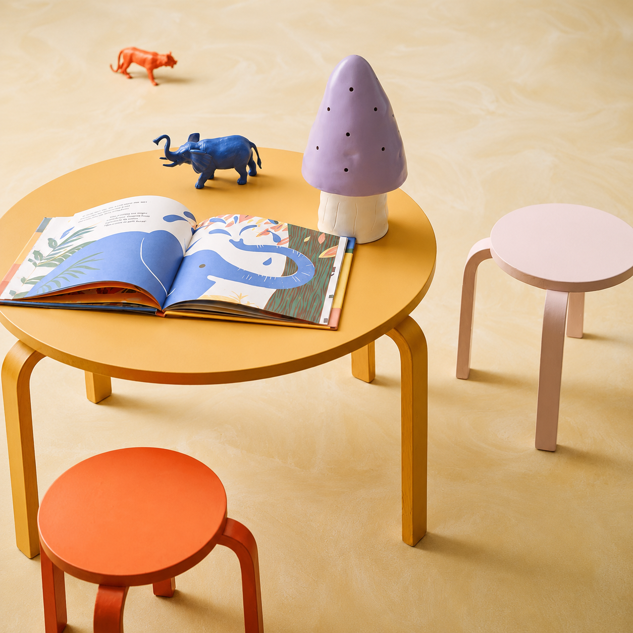 Egmont Heico Mushroom Lamp Small Lavender - Image 5