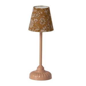 Maileg Vintage Floor Lamp Mouse Dark Powder