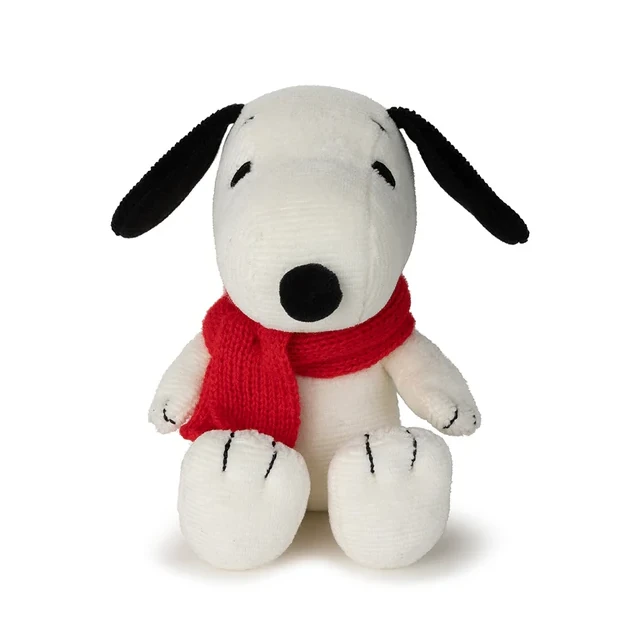Peanuts Snoopy Sitting with Scarf 17cm