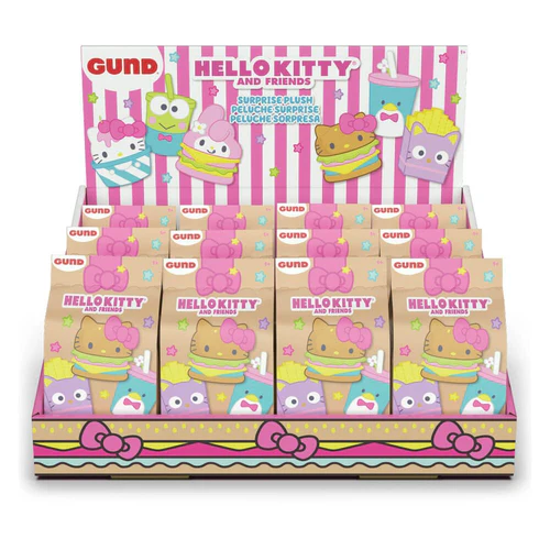 Hello Kitty and Friends Surprise Blind Box Keychain - Fast Food Plush - Image 2