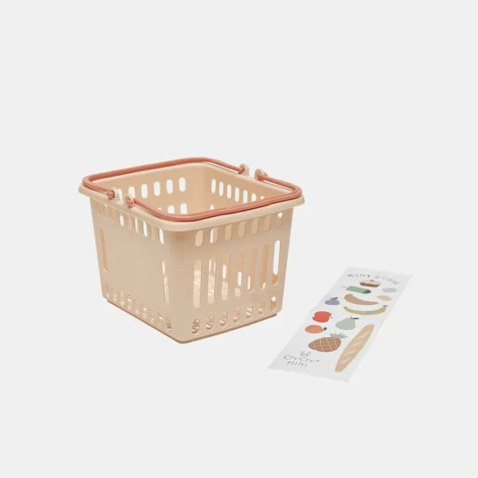 OYOY Yummy Shopping Basket - Coral