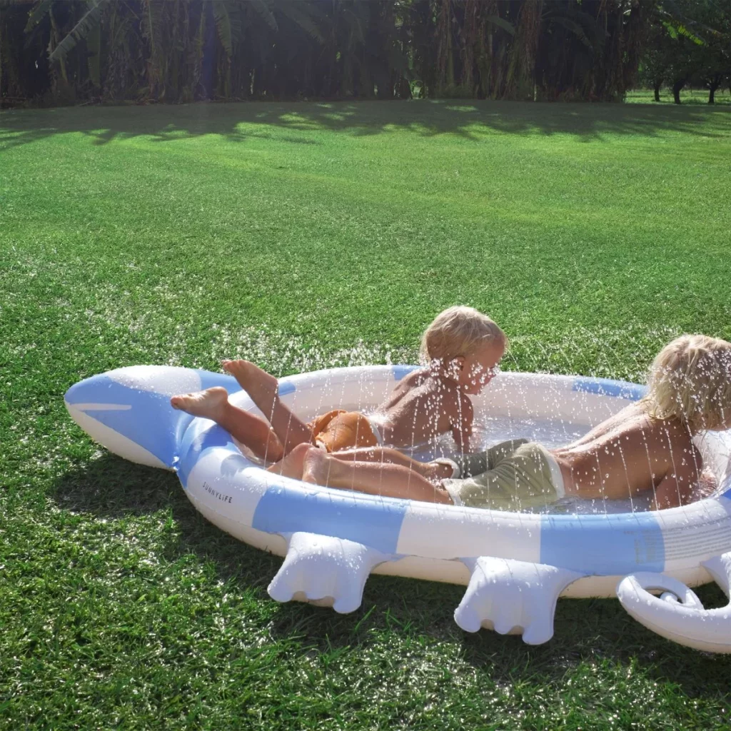 SUNNYLiFE Kids Sprinkler Mat Into the Wild Blue - Image 2