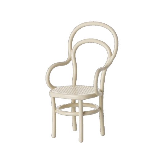 Maileg Mouse Vintage Chair Off White