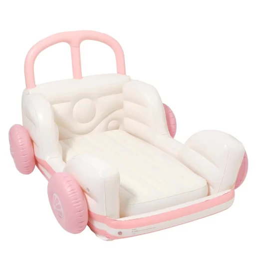 SUNNYLiFE Kids Sleepover Bed Summer Van Candy Pink
