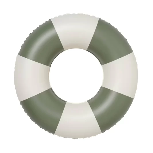 SUNNYLiFE Mini Tube Pool Ring Olive Stripe