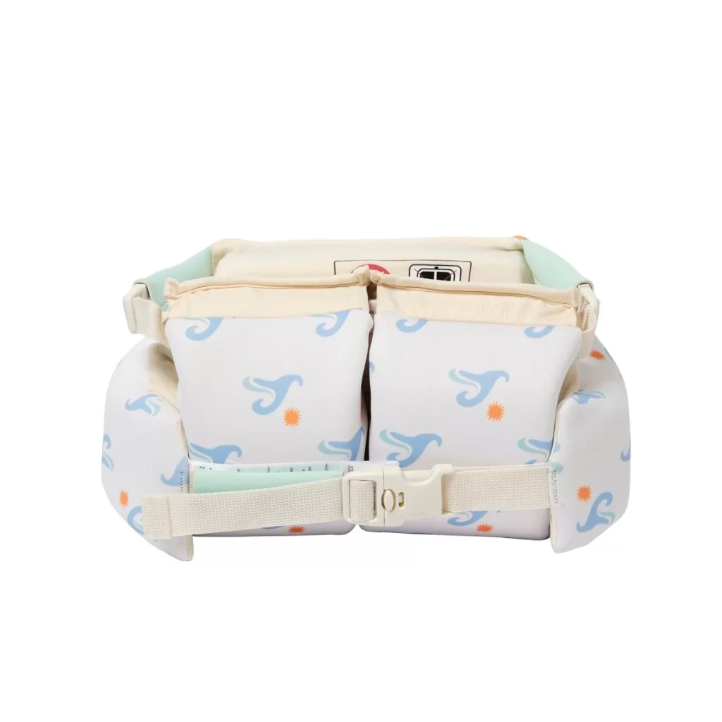 SUNNYLiFE Kids Floatie Jacket 3-6 Sammy the Seagull Blue Wave - Image 6