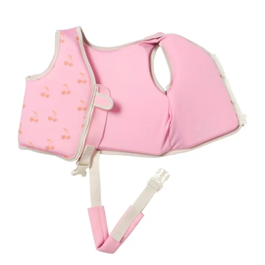 SUNNYLiFE Kids Swim Vest Cotton Candy Cherry 1-2Y