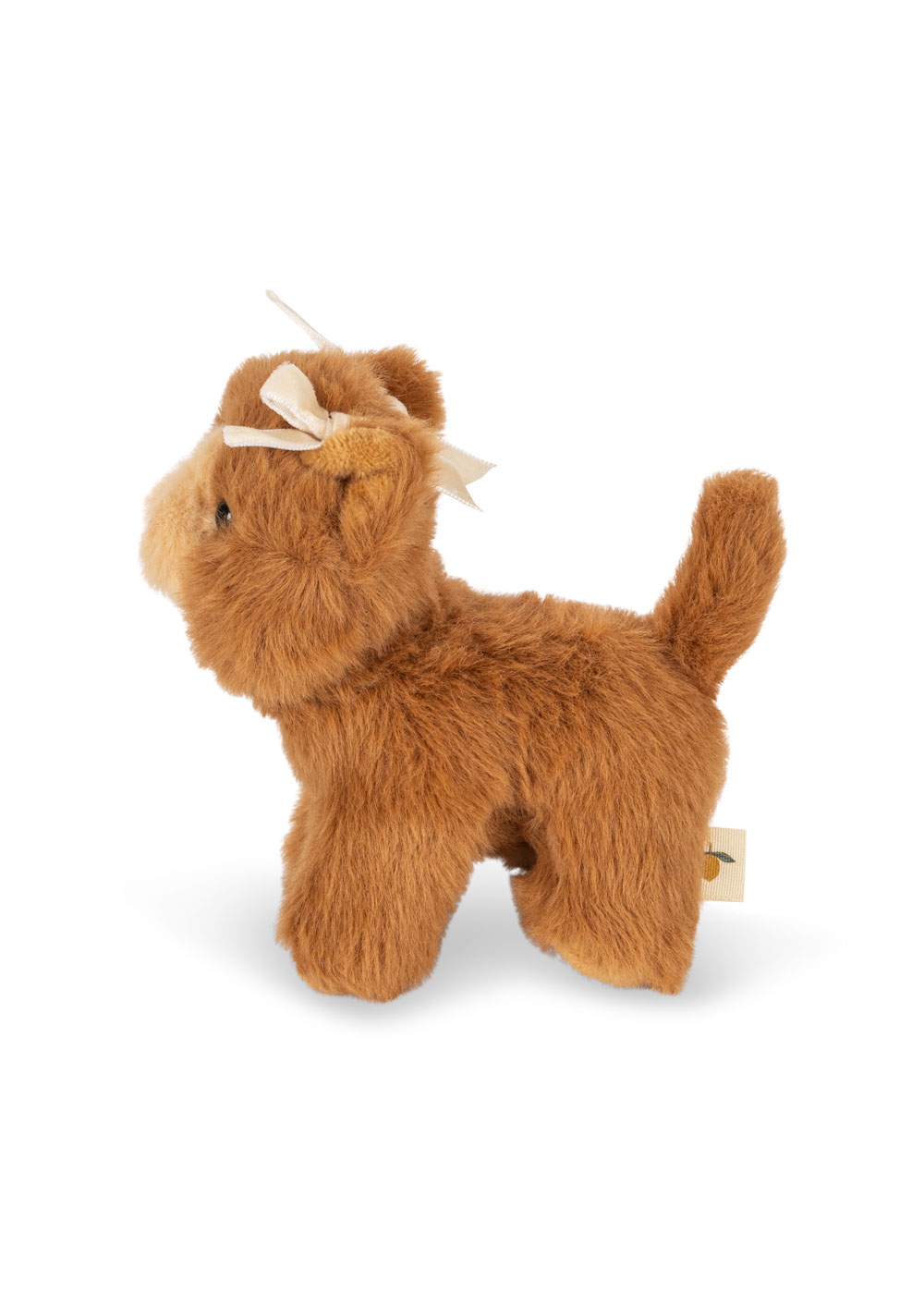 Konges Sløjd Plush Baby Animal - Brown Cat - Image 3