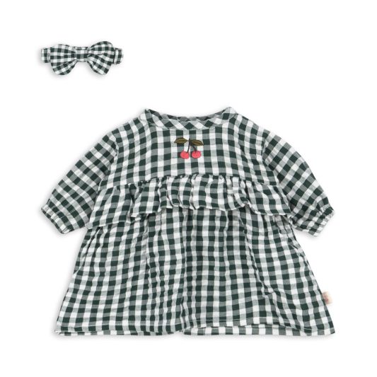 Konges Sløjd Doll Clothes Set Green Check