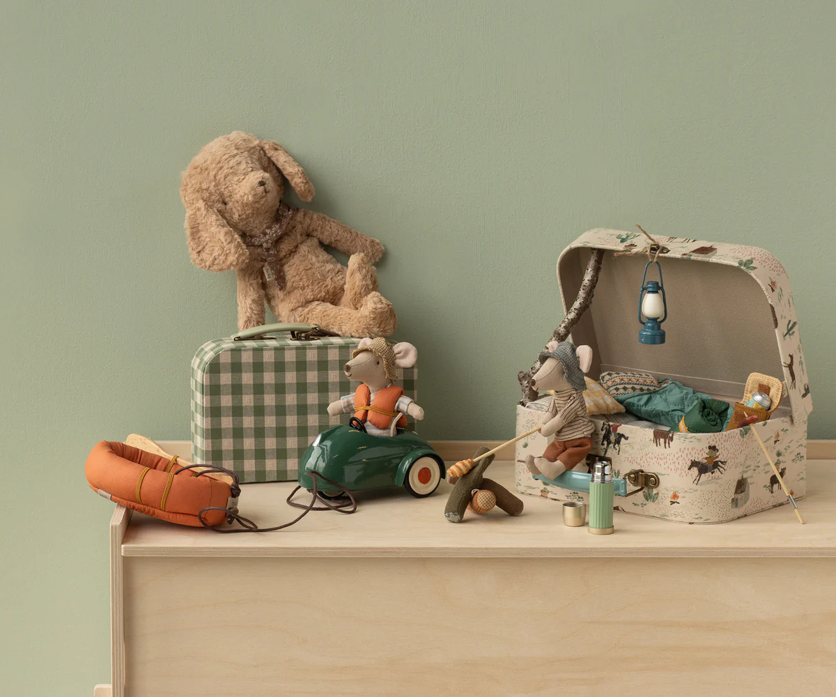Maileg Mouse Car Dark Green - Image 3