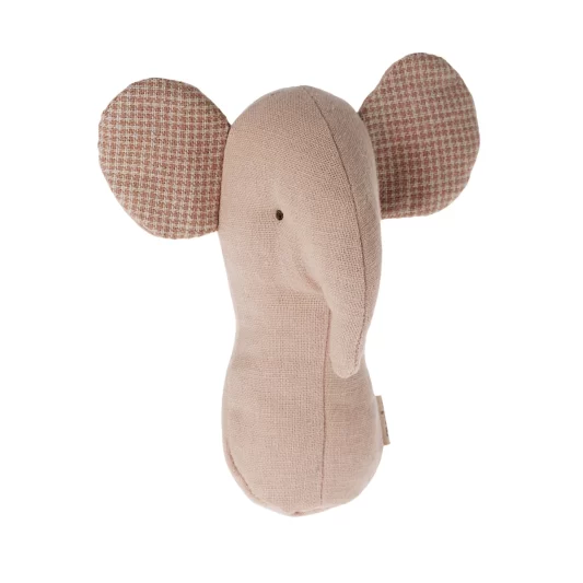 Maileg Lullaby Friends Elephant Rattle Rose