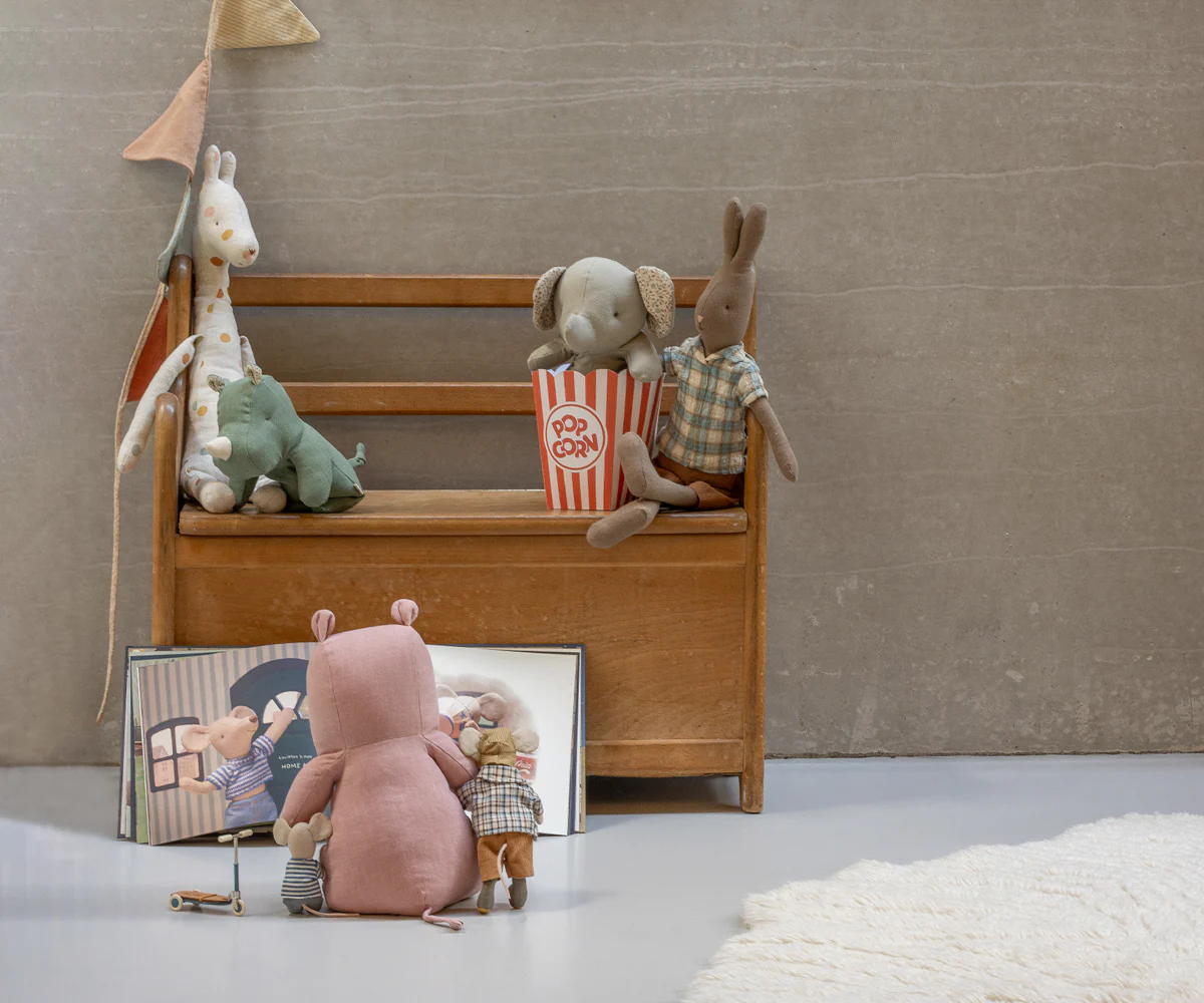 Maileg Doll Safari Friends Rhino Sage Small - Image 3