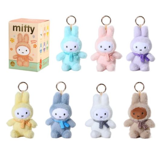 VIPO x Miffy Standing Plush Keychain Blind Box - Macaron Series