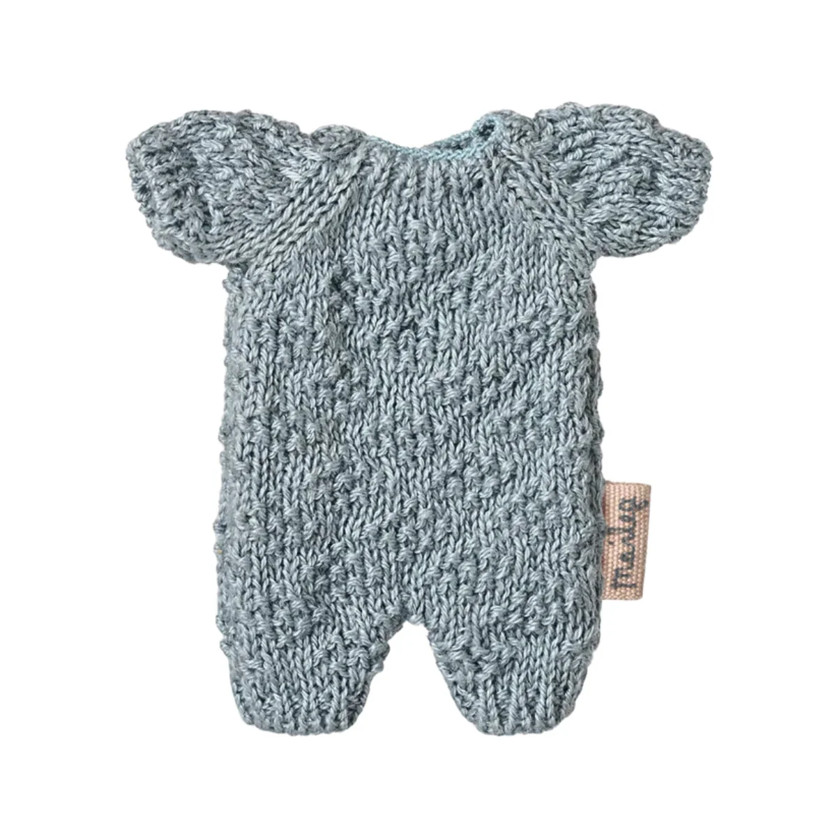 Maileg Clothes for Micro Knitted Suit Blue