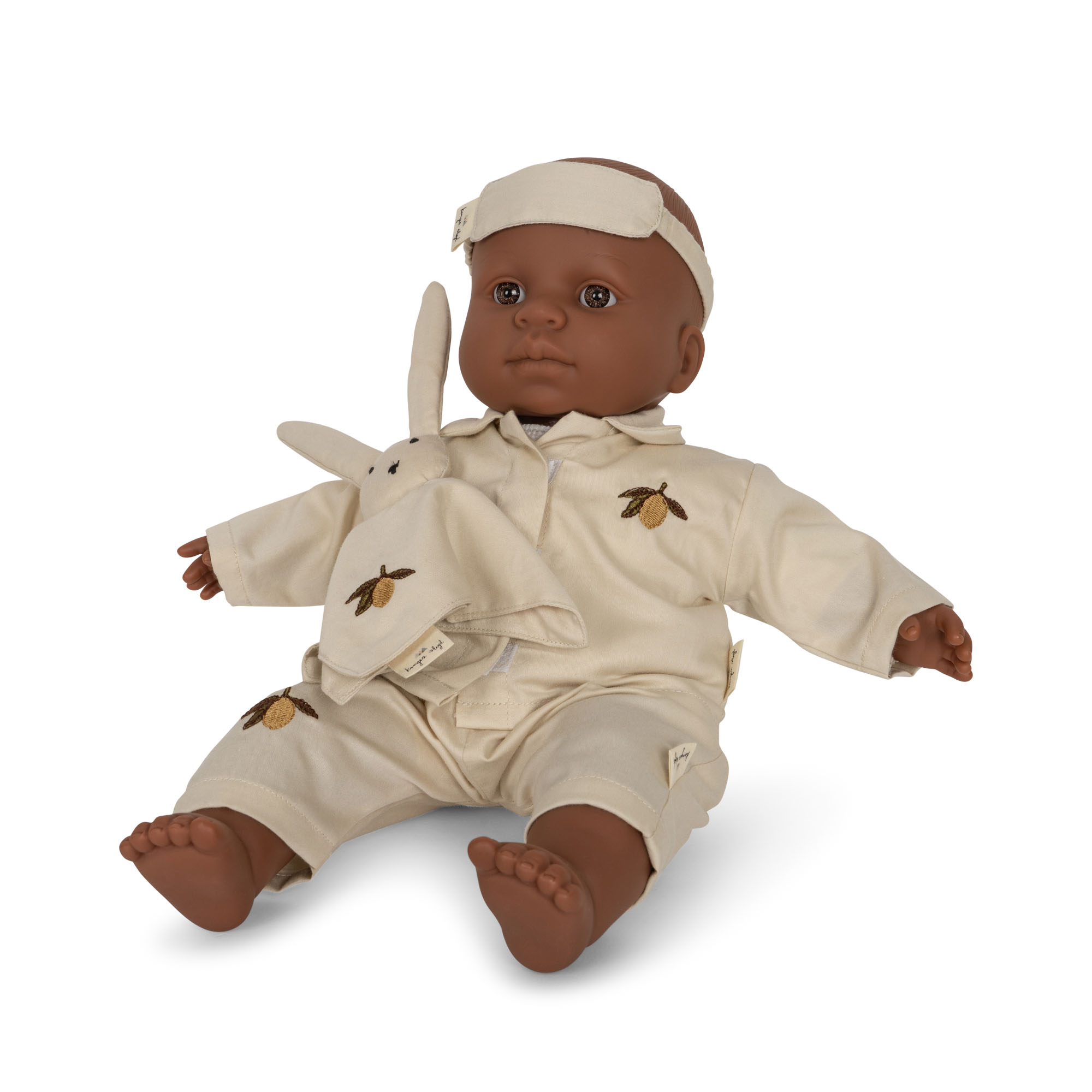 Konges Sløjd Doll Clothes Kit - Gerd Goes to Bed Seed Pearl Lemon - Image 3