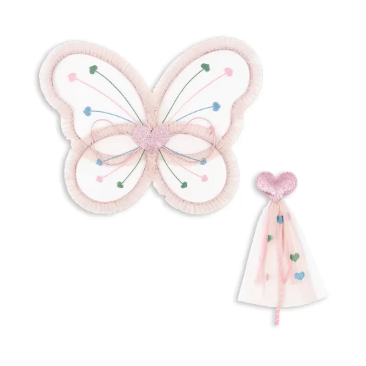 Konges Sløjd Fairy Frill Costume Pink Heart Mix
