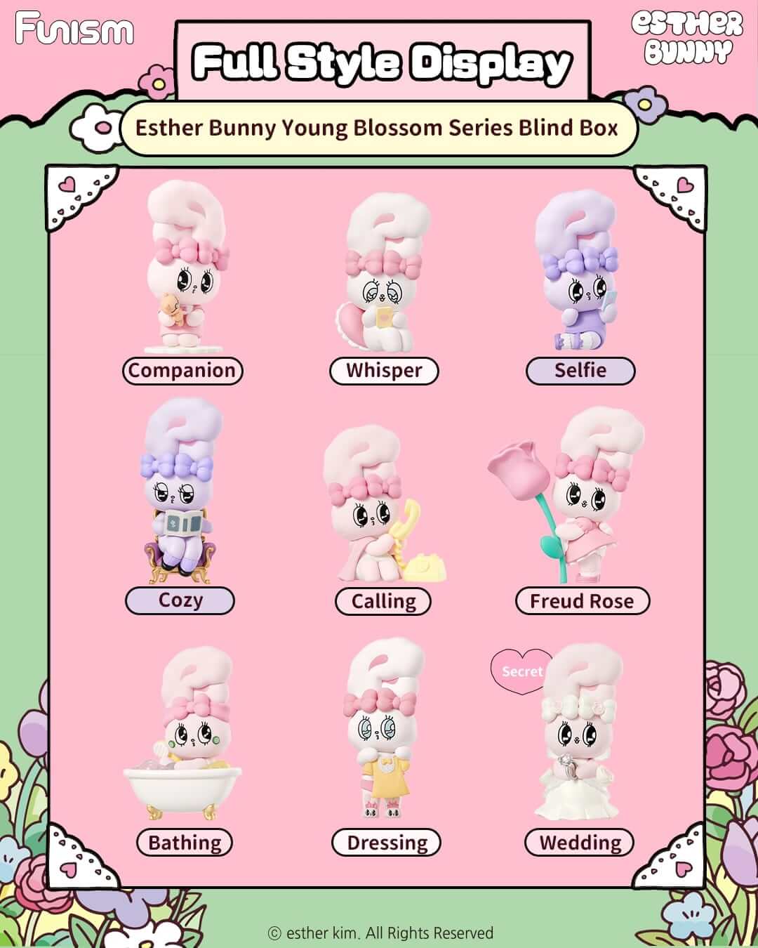 Funism Blind Box Esther Bunny Young Blossom Series - Image 15