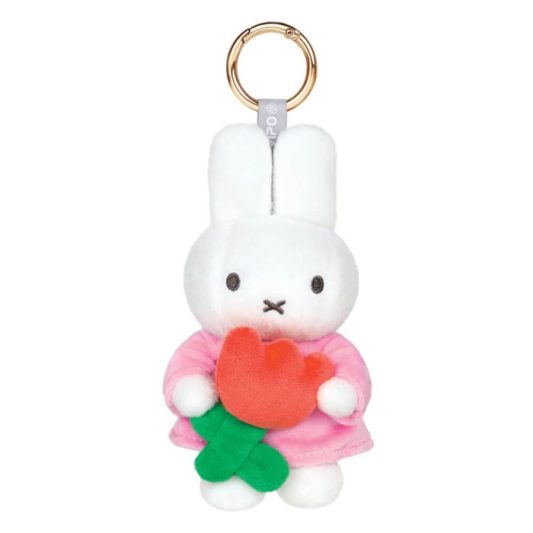 Miffy Keychain Miffy with Tulip