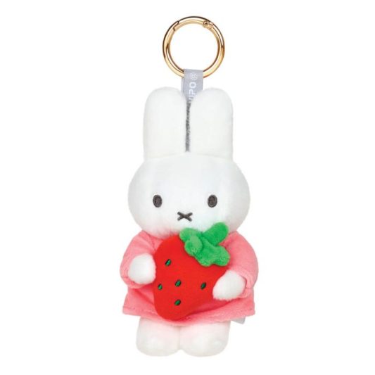 Miffy Keychain Miffy with Strawberry