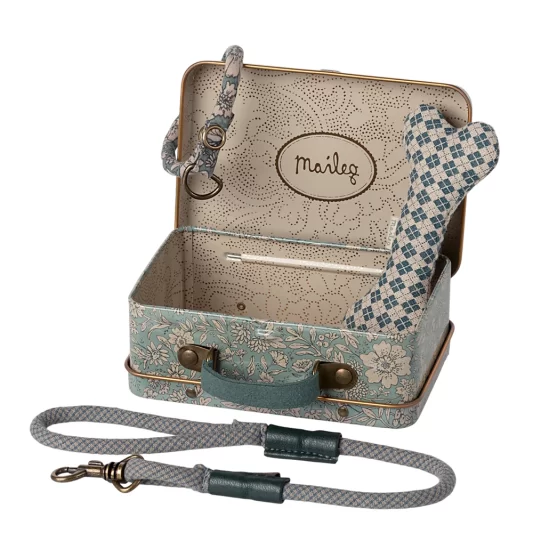 Maileg Puppy Supply in Suitcase Accessories Blue