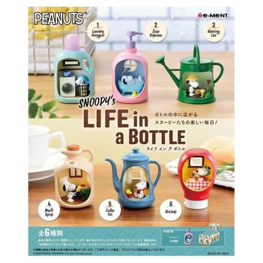 Re-Ment Blind Box Peanuts SNOOPY's Life in a Bottle