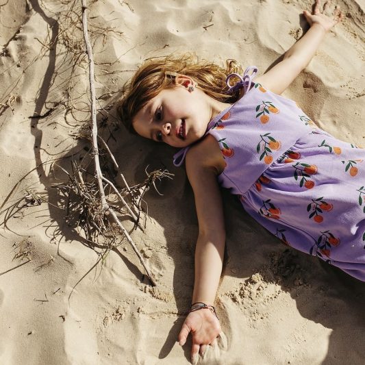 Olive + The Captain SS21 Clementine Tie Dress Lilac