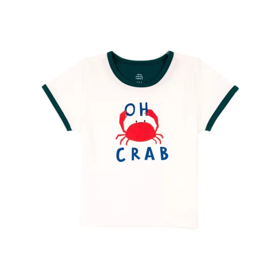 Olive + The Captain SS21 White Oh Crab Tee