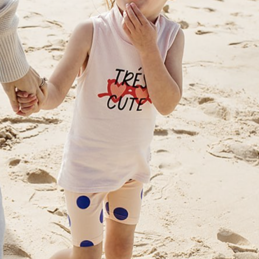 Olive + The Captain SS21 Très Cute Mock Neck Singlet