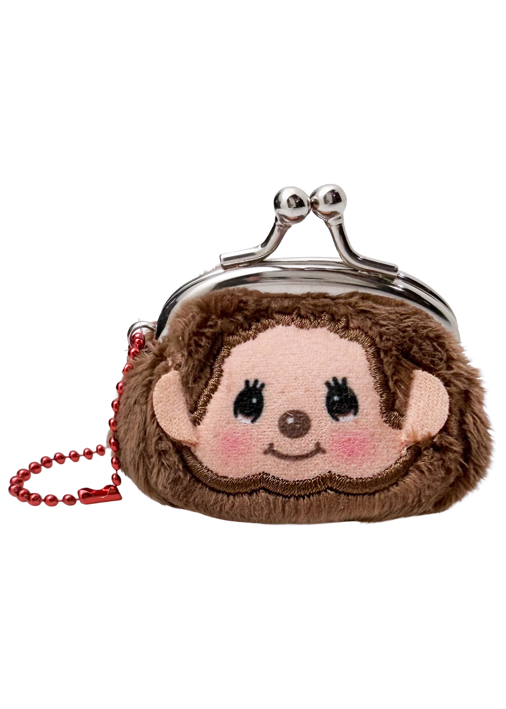 Monchhichi Mini Coin Purse Keychain – Kun Face