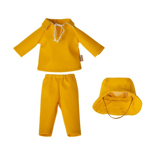 Maileg Clothes for Teddy Dad Rainwear & Hat Yellow